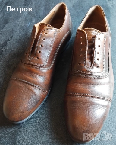 Мъжки, кожени обувки ZARA - 42, снимка 2 - Официални обувки - 53120257
