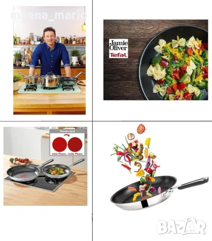 Тиган Tefal Jamie Oliver 28см, снимка 4 - Съдове за готвене - 47457139