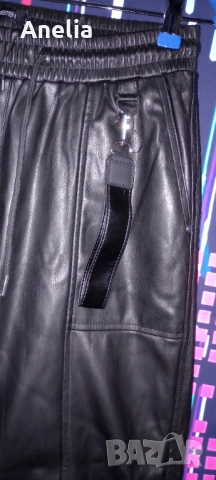 Дамски Кожен Панталон ЛУКС М Л ХЛ, снимка 6 - Панталони - 52558877