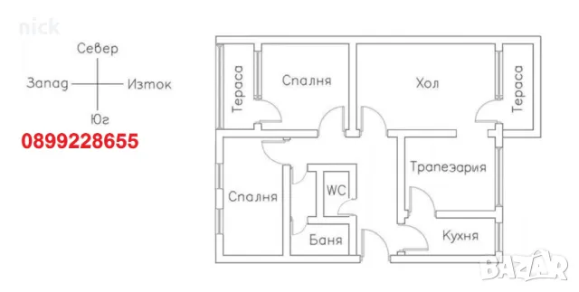 Собственик продава апартамент в Тракия, снимка 8 - Aпартаменти - 47981590