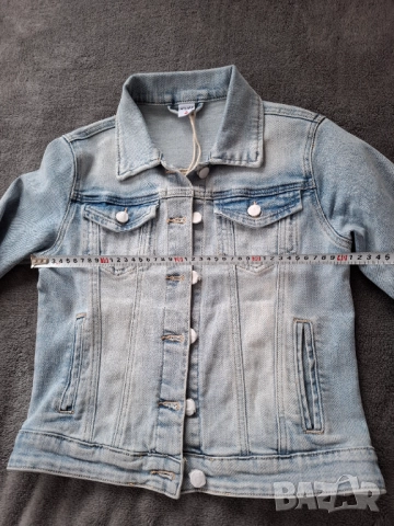 Дамско дънково яке S размер, снимка 4 - Якета - 52456225