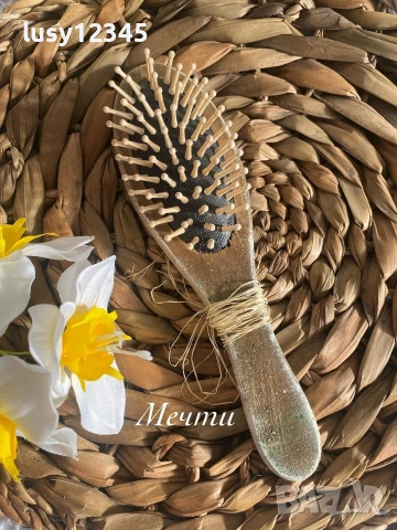 Четка за коса-Слънчеви нарциси!, снимка 3 - Декорация за дома - 53024053