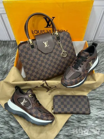 дамски маратонки, чанта / раница и портмоне louis vuitton , снимка 10 - Чанти - 46877778