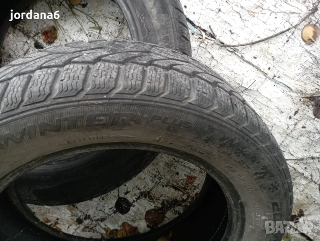 Зимни гуми-205 /55/16-два броя, снимка 4 - Гуми и джанти - 52094870