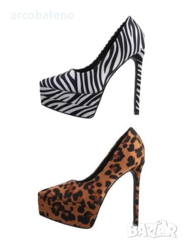 Дамски обувки на висок ток, 2цвята 
