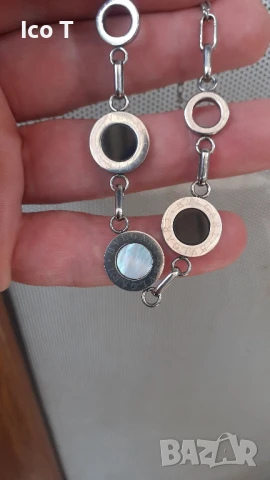 стоманена гривна , снимка 2 - Гривни - 50828258