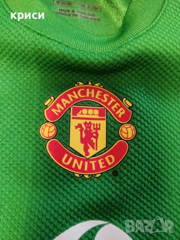 Детска тениска на Nike Manchester United 18-24м., снимка 4 - Бебешки блузки - 51608579