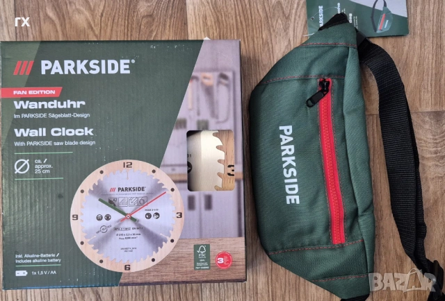 Стенен часовник Parkside + чанта, снимка 2 - Други стоки за дома - 52924752