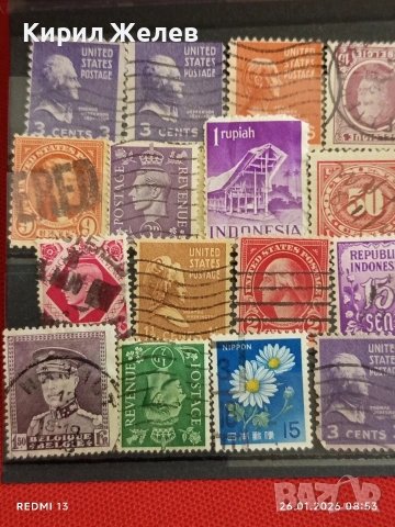 Стари пощенски марки от цял свят смесени СВЕТОВНИ ЛИДЕРИ за КОЛЕКЦИЯ ДЕКОРАЦИЯ 51580, снимка 2 - Филателия - 53227285