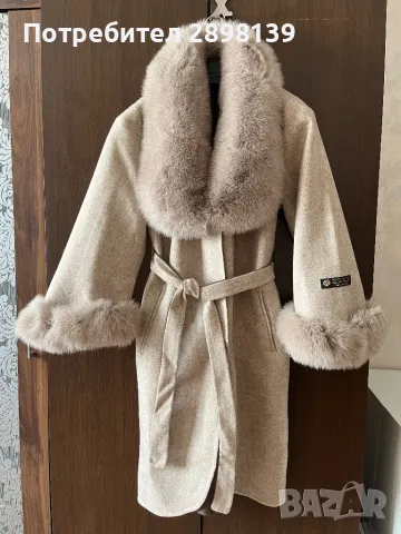 Дамско палто от 100% вълна Suri Alpaca, снимка 1