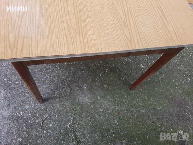 Маса дървена разтегателна правоъгълна, снимка 3 - Маси - 53153339