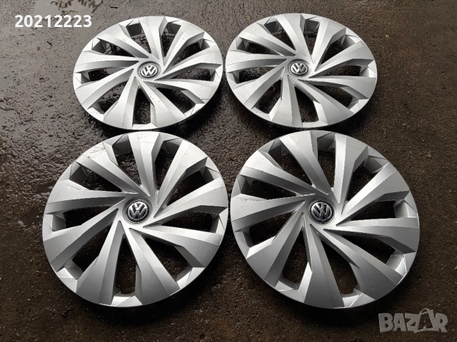 4 броя оригинални тасове за Volkswagen Polo 15, снимка 2 - Аксесоари и консумативи - 52671362