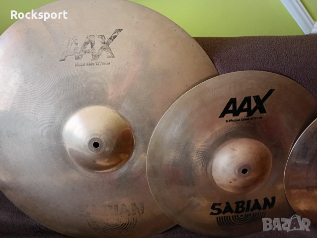 Sabian AAX Cymbal set & Hats, снимка 5 - Ударни инструменти - 52069716