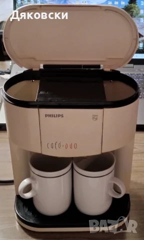 Компактна кафемашина PHILIPS Cafe Duo HD 7100/0, снимка 3 - Кафемашини - 51160480