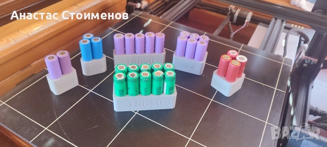 Държачи за батерий 18650, снимка 2 - Друга електроника - 53811223