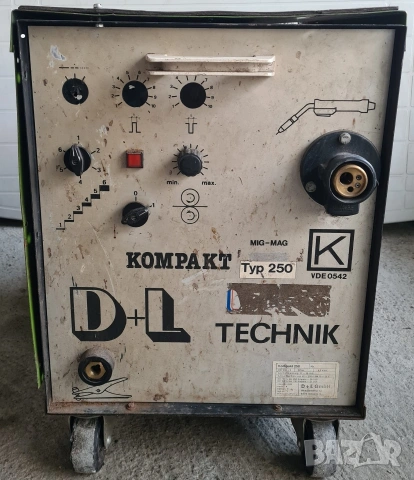 ПРОФЕСИОНАЛЕН ТЕЛОПОДАВАЩ ЗАВАРЪЧЕН АПАРАТ MIG/MAG – KOMPAKT 250 D+L TECHNIK