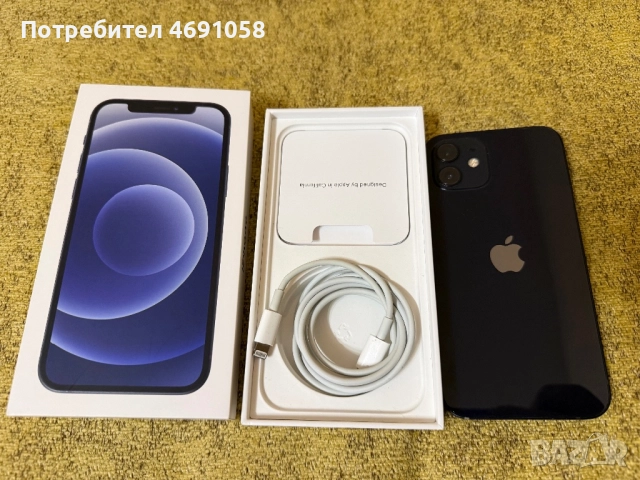 iPhone 12 128gb black, снимка 2 - Apple iPhone - 52887092