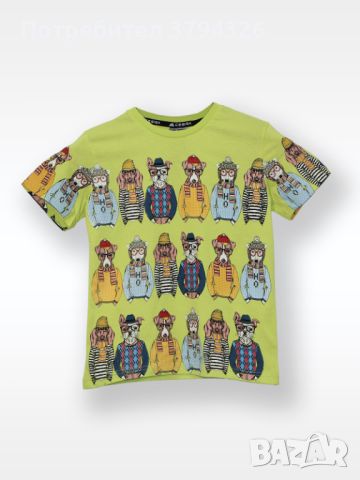 Детска памучена тениска за момче CEGISA, снимка 3 - Детски тениски и потници - 46456041