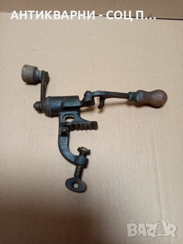 Соц Стара Бронзова Ръчна Машинка За Патрони. , снимка 8 - Антикварни и старинни предмети - 52057064