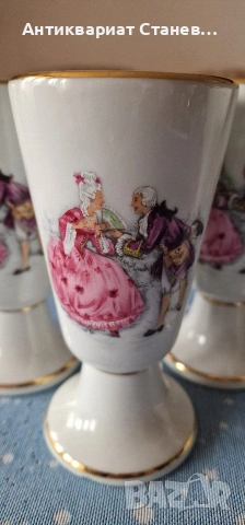 Комплект порцеланови чаши за какао, снимка 4 - Чаши - 53294935