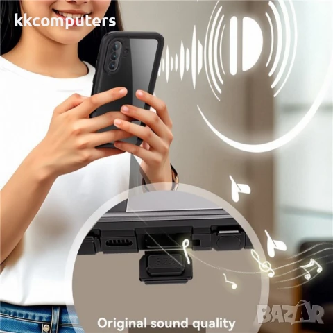 Samsung Galaxy A56 5G REDPEPPER Водоустойчив / Удароустойчив Калъф + Скрийн Протектор – Черен, IP68, снимка 9 - Калъфи, кейсове - 50708431