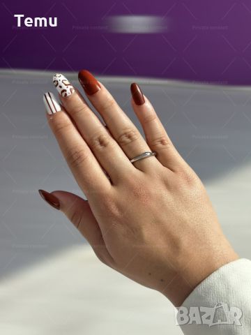 Дамски пръстен от медицинска стомана блясък и стил в едно, снимка 1 - Пръстени - 45710294