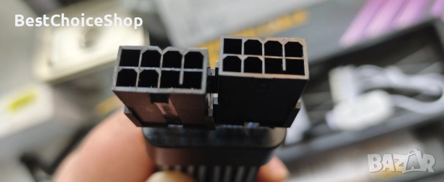 Sirlyr PC ARGB кабели 2 x 8 пинови удължителни кабели за захранване на графична карта, снимка 3 - Кабели и адаптери - 53398232