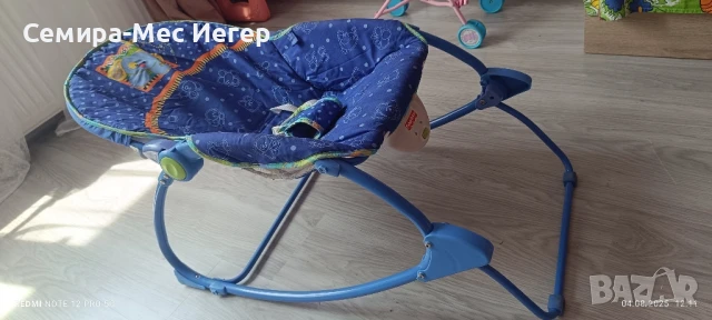 Бебешки шезлонг Fisher Price , снимка 4 - Детски шезлонги - 51246422