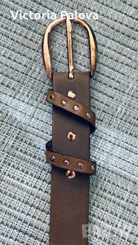 Красив колан HÜFTGOLD BERLIN естествена кожа, снимка 12 - Колани - 51541890