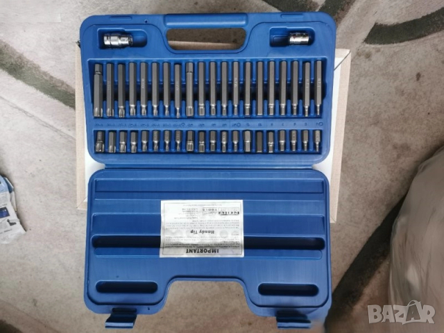 eclipse длета за дърво 4броя комплект .SEALEY  битове звезди шестограми 42 броя къси и дълги , снимка 4 - Други инструменти - 52946687