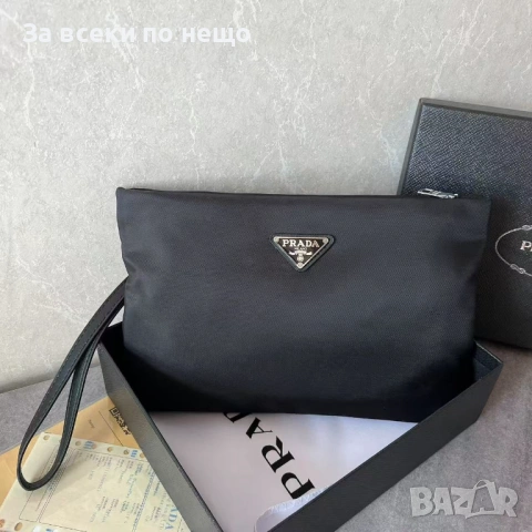Prada Черна Чанта Тип Клъч С Торбичка На Марката Код 66Btq13