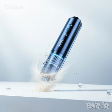 Портативна прахосмукачка 2 в 1 Rosberg, 65W 1800mAh, 0.1л., Акумулаторна, снимка 5 - Прахосмукачки - 52465189