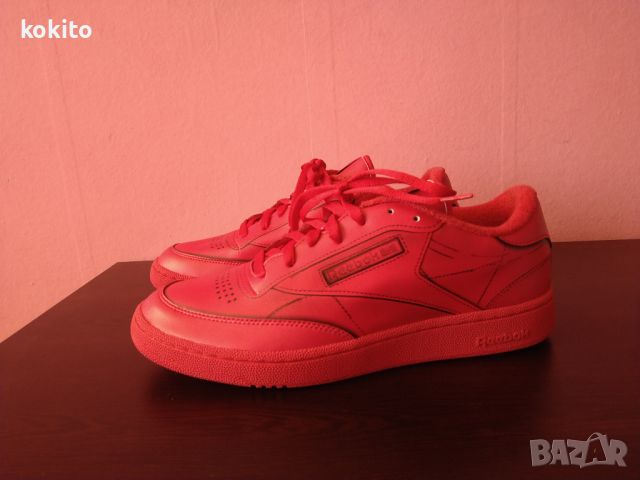 Reebok & Maison Margiela Red - оригинални Нови маратонки номер 45, снимка 2 - Маратонки - 46798205