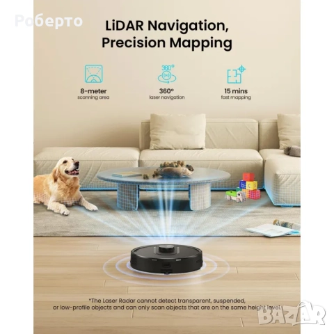 Прахосмукачка робот Cleanova W11, снимка 5 - Прахосмукачки - 52907851