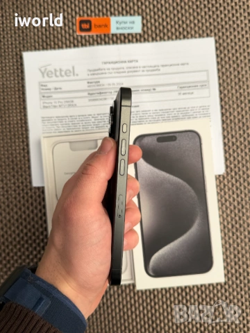 Гаранция❗️ 256gb❗️ iphone 15 PRO ❗️Лизинг от 20Е/мес ❗️ Black titanium, снимка 6 - Apple iPhone - 53443521