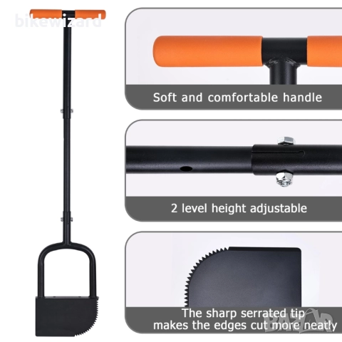 BARAYSTUS Инструмент за оформяне на тревни площи / плевене, снимка 4 - Градински инструменти - 51440269