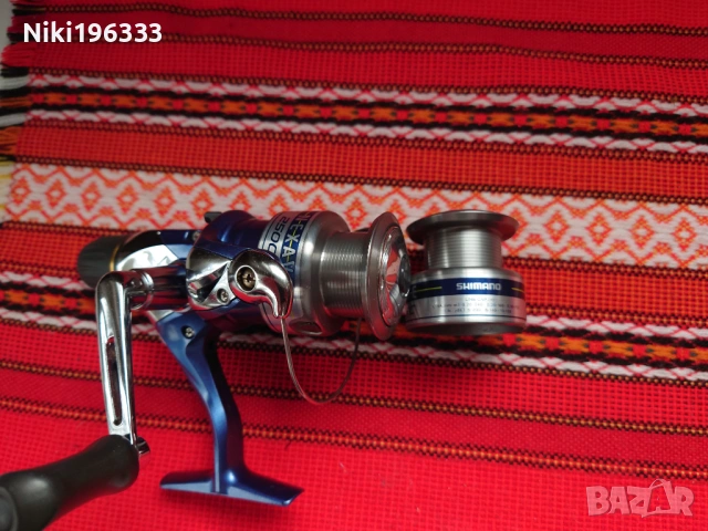 Риболовен комплект: Италианска въдица Lineaeffe Carbon и макара Shimano, снимка 2 - Екипировка - 54107931