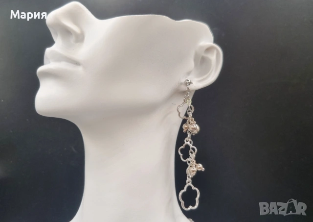 СРЕБЪРЕН КОМПЛЕКТ , снимка 3 - Бижутерийни комплекти - 53564879