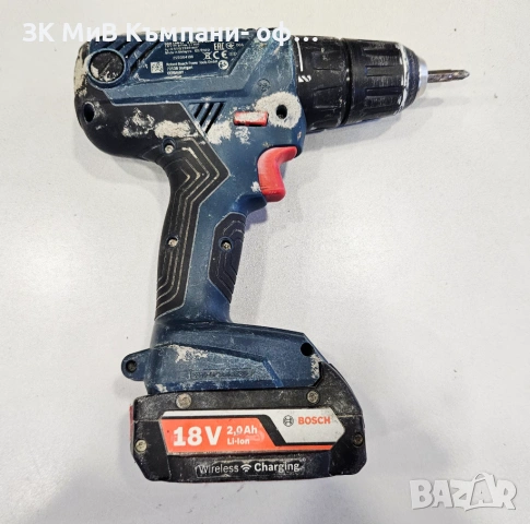 Акумулаторен винтоверт Bosch GSR 180-LI+батеря 2.0Ah и зарядно GAL 18V-40 06246-25/2, снимка 2 - Винтоверти - 54033796