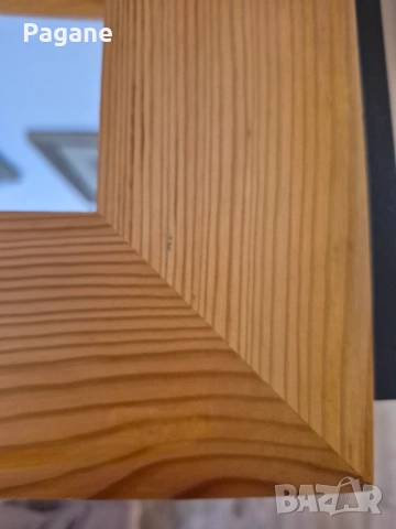 Сет от 3 декоративни огледала с масивни дървени рамки – Рустик Стил, снимка 5 - Пана - 53293966