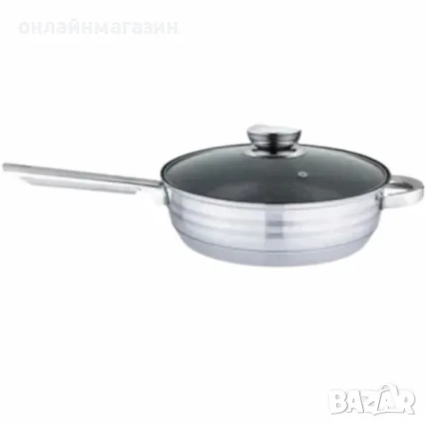 Тиган Bohmann, 24х7.5 см. 3.4л., неръждаема стомана, тефлон покритие, снимка 1