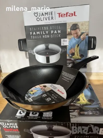 Тигани Tefal* Jamie Oliver 28см/30см., снимка 9 - Съдове за готвене - 47470633