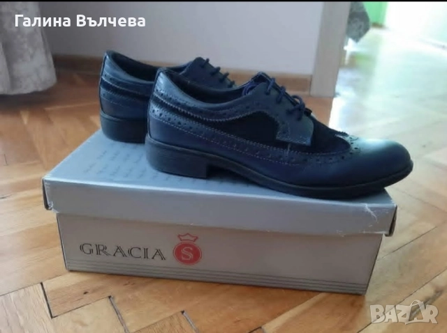 Дамски обувки Gracia, естествена кожа, български, 37 номер., снимка 6 - Дамски ежедневни обувки - 51589702