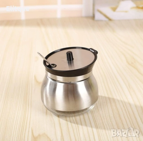 Бурканче с лъжичка за подправки, снимка 4 - Други - 52901418