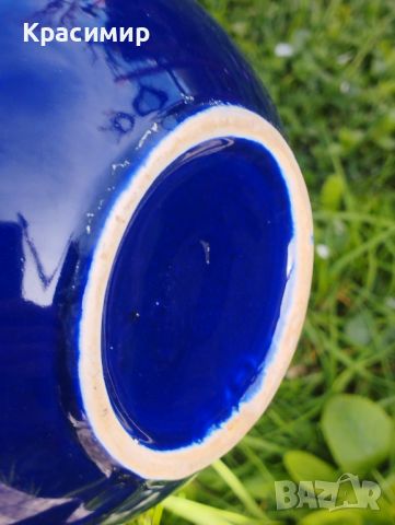 2 бр. порцеланови вази в кобалтово син цвят 30 лв. за бр., снимка 4 - Вази - 46182134