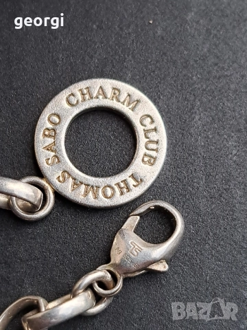 сребърна гривна Thomas sabo Charm club със 7 талисманчета 