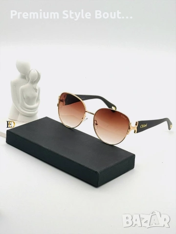 Слънчеви очила Febdi chloe celine Burberry tom ford  с черен обикновен калъф и ув защита , снимка 9 - Слънчеви и диоптрични очила - 54015957