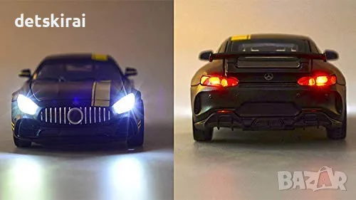 Метална кола Mercedes-Benz GT63 AMG, снимка 5 - Коли, камиони, мотори, писти - 48039514