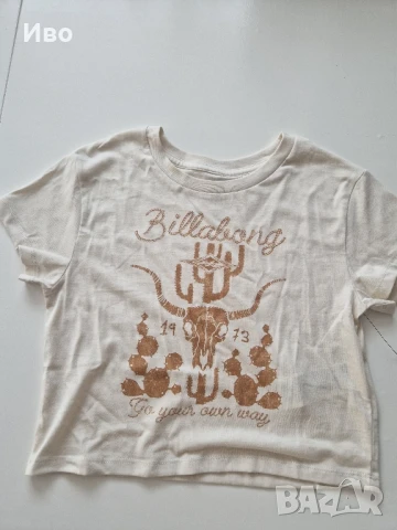 Billabong дамска блуза с къс ръкав , снимка 5 - Тениски - 50589076