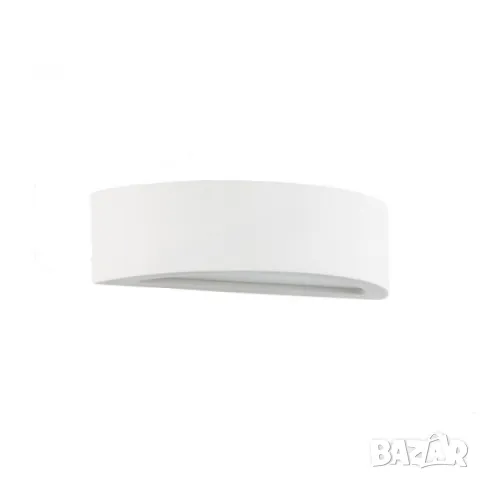 Лампа керамичен стенен плафон Alfa Omega бял (2 бр.)